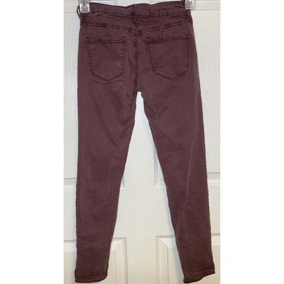 Empyre Delaney Womens Size 3 Maroon Low Rise Jeans Pants Stretch - Picture 2 of 8
